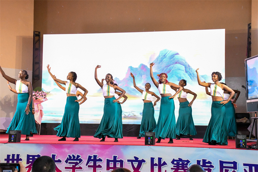 比賽現(xiàn)場。內(nèi)羅畢大學(xué)孔子學(xué)院供圖。