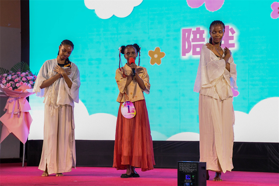比賽現(xiàn)場(chǎng)。內(nèi)羅畢大學(xué)孔子學(xué)院供圖。