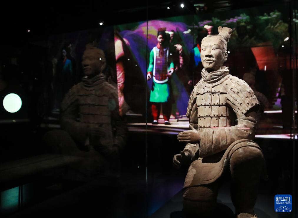 　　這是6月25日在澳大利亞珀斯西澳博物館拍攝的展品。新華社記者 馬平 攝
