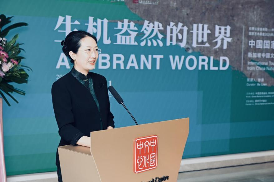 新加坡中國(guó)文化中心兼旅游辦事處主任孔媛。新加坡中國(guó)文化中心供圖