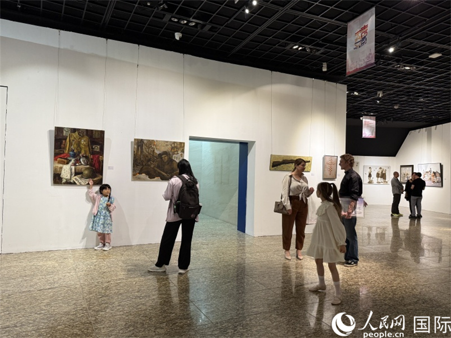 本次展覽將持續(xù)至8月17日。人民網(wǎng)記者 楊倩攝