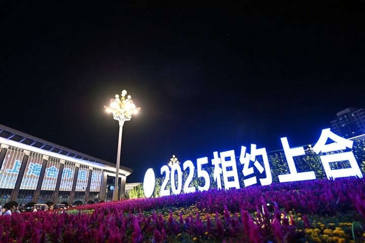　　天津站后廣場一景（2025年8月22日攝）。新華社記者 李然 攝