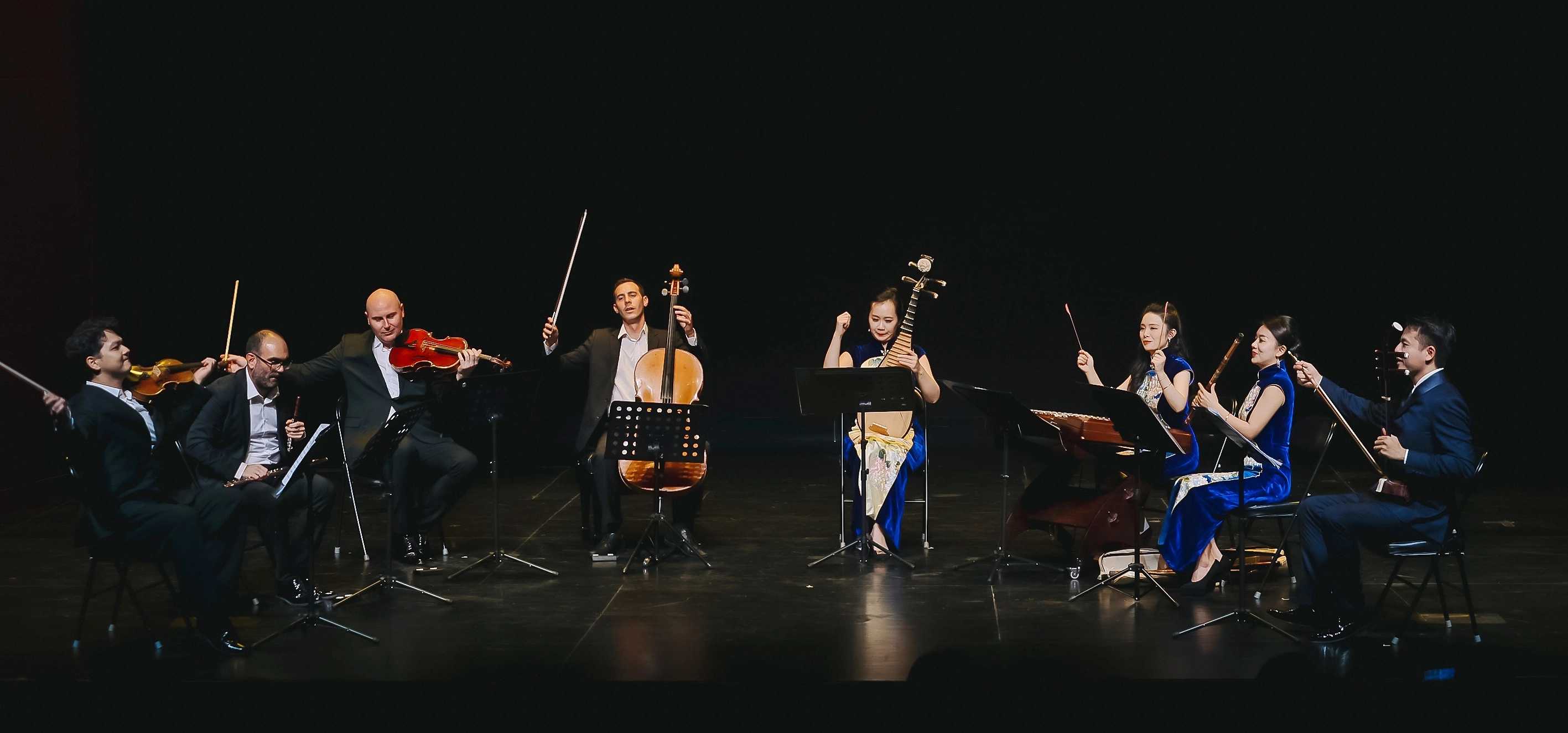 中瑞兩國音樂家聯(lián)袂表演。瑞士駐華使館供圖