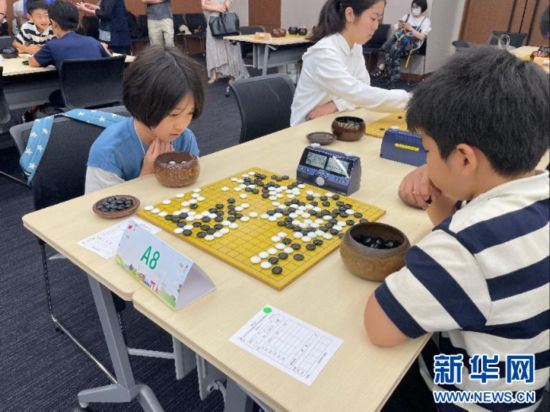 這是8月3日拍攝的第三屆中日友好交流城市青少年圍棋交流大會(huì)現(xiàn)場(chǎng)。陳澤安 攝
